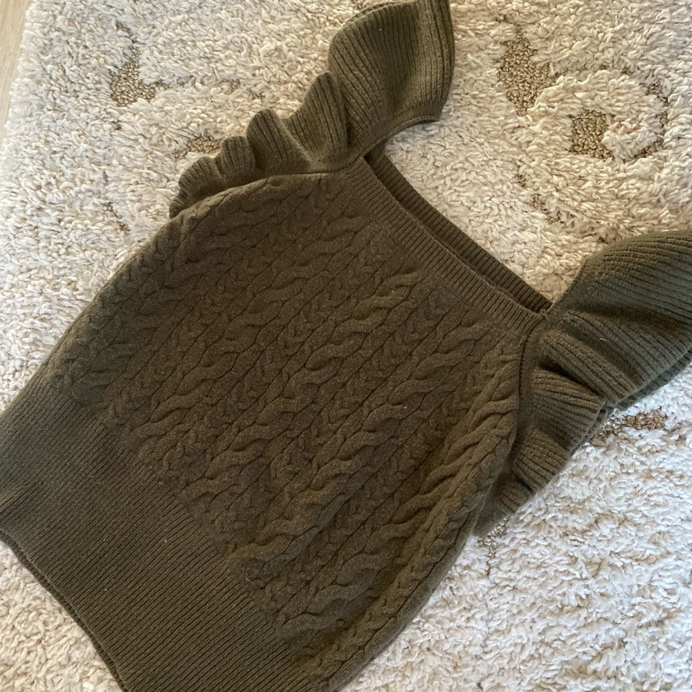 Olive Sweater Tank
